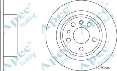 APEC BRAKING dsk926 -  Тормозной диск